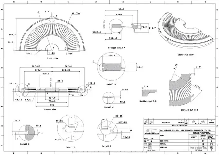 CAD Model Drawing