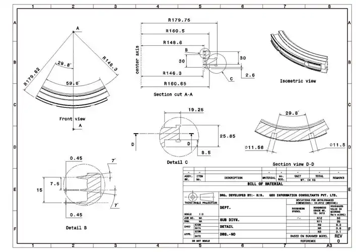 CAD Model Drawing