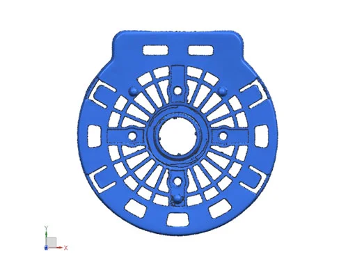 reverse engineering step-3 Scanned Data Collected